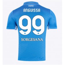 SSC Napoli Frank Anguissa #99 Hemmatröja 2024-25 Korta ärmar